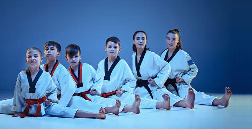 Martial Arts Lessons for Kids in Centreville VA - Kids Group Splits