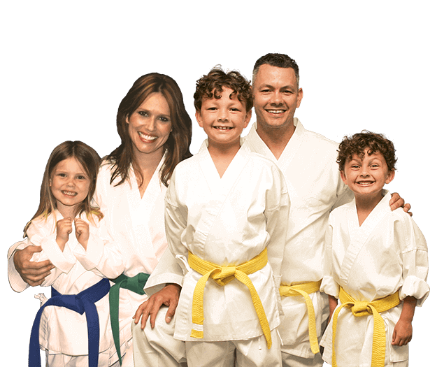 Martial Arts Lessons for Families in Centreville VA - Group Family for Martial Arts Footer Banner